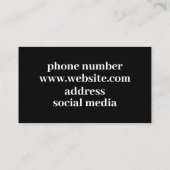 Qrコード名刺 名刺 (裏面)