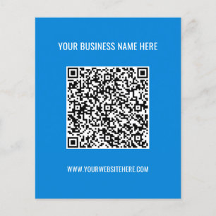 QRコード名Webサイトの色フライヤープロモーション チラシ