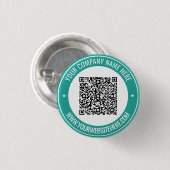 QRコード名Webサイトプロモーションボタン 缶バッジ (正面&裏面)