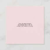 QRコード商品パッケージ保証詳細クーポン エンクロージャーカード (裏面)