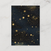 qrコード天三日月月金ゴールド結婚ズ エンクロージャーカード (裏面)