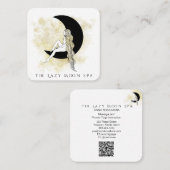 *~* QRコード女神オンムーンめい想 スクエア名刺 (正面/裏面)