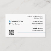 QRコード専門のモダンな名刺 名刺 (正面)