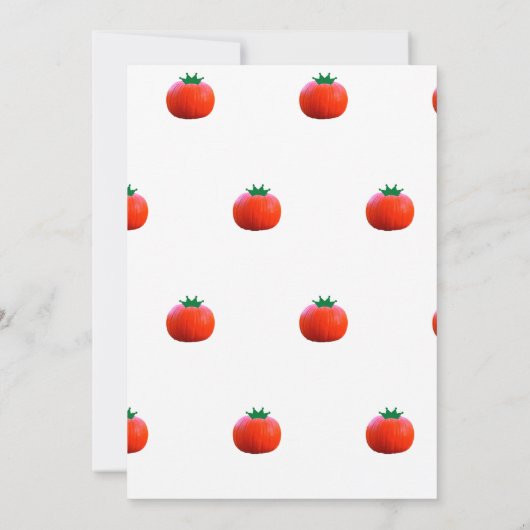 QRコード小さなかぼちゃの途中の赤ちゃんシャワー 招待状 (裏面)