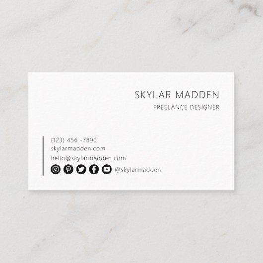 QRコード小さな名刺の現金支払いスキャンのヒント 名刺 (裏面)