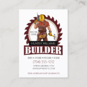 QRコード建築ビルダプロフェッショナル垂直 名刺 (正面)