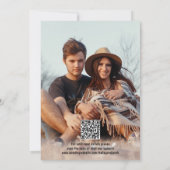 QRコード彼女はYes!の結婚婚約2写真 セーブザデート (裏面)