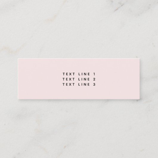 QRコード後を追私のプロフェッショナル赤面 スキニー名刺 (裏面)