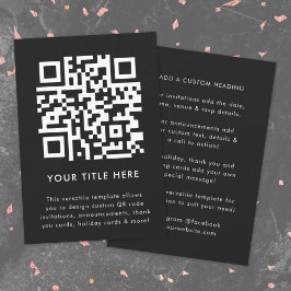 QRコード招待状 | 汎用スキャナブル招待状 招待状