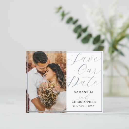 QRコード救予算Our Date Dusty Blue (スタンド正面)