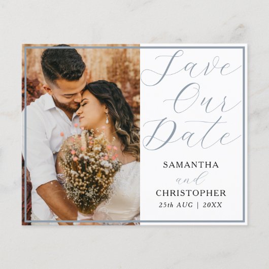 QRコード救予算Our Date Dusty Blue (正面)