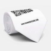 QRコード文字カスタムビジネスのタイ選択カラー ネクタイ (ロール)