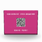 QRコード文字カスタムフォトブロック色の選択 フォトブロック (正面)