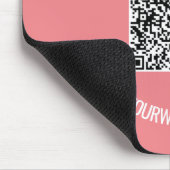 QRコード文字カスタムマウスパッド色の選択 マウスパッド (コーナー)