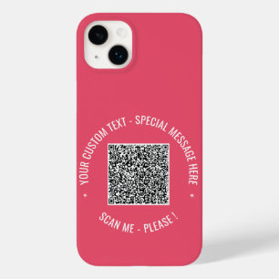 QRコード文字カスタムiPhoneケース色の選択 Case-Mate iPhone 14 Plusケース