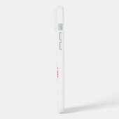 QRコード文字カスタムiPhoneケース色の選択 iPhoneケース (左側面)