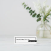 QRコード最小化卒業名 コーリングカード (スタンド正面)