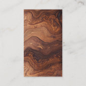 QRコード木工モダン業建築 名刺 (裏面)