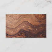 QRコード木工モダン業建築 名刺 (裏面)