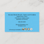 QRコード格言ふるさとベーカリースカイブルー 名刺 (裏面)