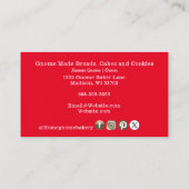 QRコード格言ふるさとベーカリー赤 名刺 (裏面)