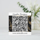 QRコード業務イベント招待状 (スタンド正面)