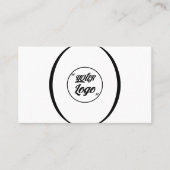 QRコード業務モダンプロフェッショナル名刺 名刺 (正面)