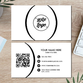 QRコード業務モダンプロフェッショナル名刺 名刺