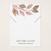 QRコード水素朴色ネックレス表示カード (正面)