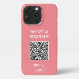 QRコード特別なメッセージを追加ロマンチックなサプライズギフト iPhone 13 PROケース