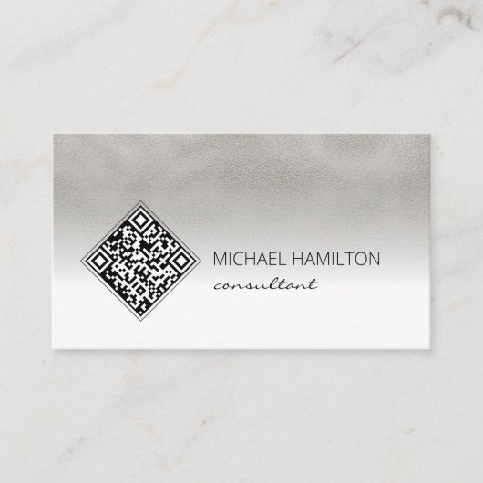 QRコード産業 名刺 (正面)