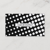 QRコード白黒ハーフトーン 名刺 (裏面)