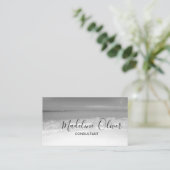 QRコード白黒海海プロフェッショナルバス 名刺 (スタンド正面)