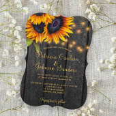 QRコード素朴なヒマワリ結婚を 招待状