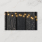 QRコード素朴な秋フローラ結婚式RSVPエンクロージャ エンクロージャーカード (裏面)