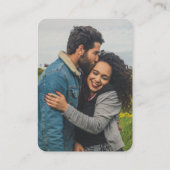 QRコード素朴文字列ラ結婚イト情報 エンクロージャーカード (裏面)