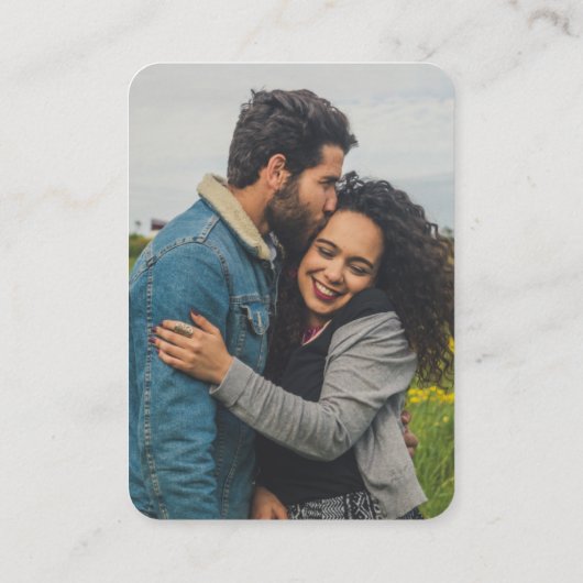 QRコード素朴文字列ラ結婚イト情報 エンクロージャーカード (裏面)