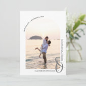 QRコード結婚の写真 セーブザデート (スタンド正面)