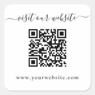 QRコード結婚のWebサイト スクエアシール