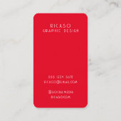 QRコード線パターンパーソナライズされた 名刺 (裏面)