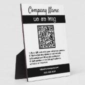Qrコード署名をビジネス向けに採用 フォトプラーク (側面)