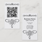 QRコード華麗さ 名刺 (正面/裏面)