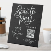 QRコード記号の結婚バーValet Business G400のスキャン 台座サイン (インサイチュ)