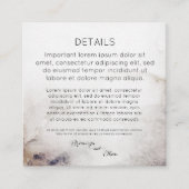 QRコード詳細シーシェルサンディビーチ エンクロージャーカード (正面)