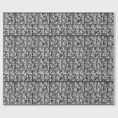 QRコード誕生日 ラッピングペーパー (フラット)