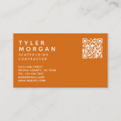 QRコード足場契約者 名刺 (裏面)