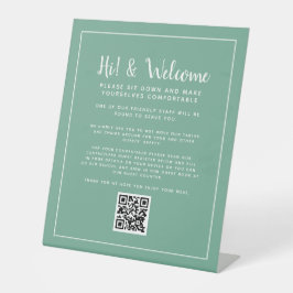 QRコード非接触レジスタ 台座サイン