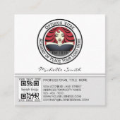 QRコード2020 Calendar Logo Company スクエア名刺 (正面)