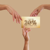 QRコード20%オフ割引インサートありがとう 名刺