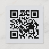 QRコード ありがとうございます お客様のレビュー デザイン スクエア名刺 (裏面)